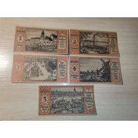 Нотгельды номиналом 50 пфениннгов , 1921 года, город Берлин, Германия.