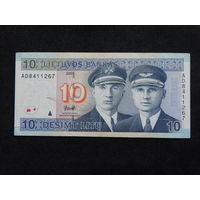 Литва 10 литов 2007г.