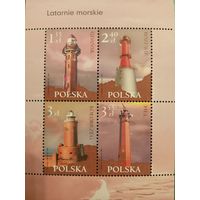 Польша 2007. Маяки. Блок