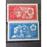 Германия, ГДР 1959 г. Mi.705-706 MNH** полная серия