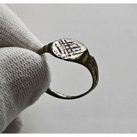 Перстень. Пашня, засеянное поле. XVIIв. диаметр 20мм. лот ок-1