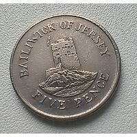 Джерси 5 пенсов, 1990  1-11-38