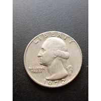 США 25 центов 1972 г.