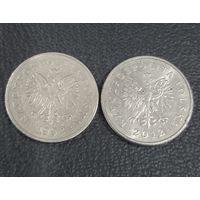 20 грошей 1992,2012. Цена за все