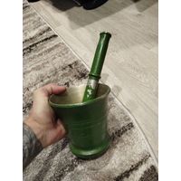 Большая ступка с пестиком,алюминий,с рубля