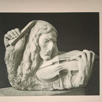 ПАГАНИНИ. КОНЕНКОВЪ, СЕРГЕЙ ТИМОФЕЕВИЧЪ. Антикварная гравюра. Литогравюра.19в. 48х37см.