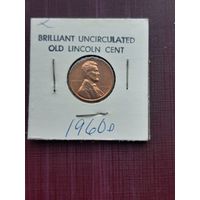 1 цент 1960D. Супер состояние!