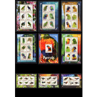 СЕРИЯ Блоков птицы  фауна MNH