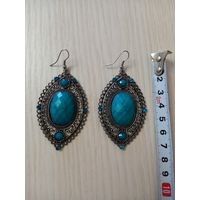 Серьги винтажный стиль