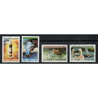 САН ТОМЕ И ПРИНСИПИ /1980/ КОСМОС / Серия 4 Марки