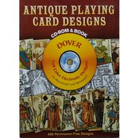 Старинные игральные-гадальные карты Книга+Диск - Henry Rene D'Allemagne "Antique playing card designs CD-Rom & Book"