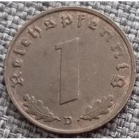 1 рейхспфенниг 1939 D