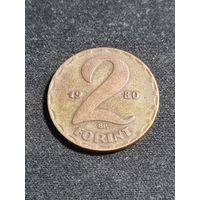 Венгрия 2 форинта 1980