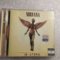 Nirvana IN UTERO лицензионный диск, произведен в России, Gefen Records Россия, 1993г