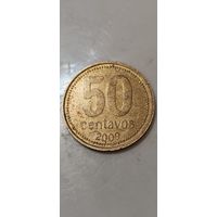 Аргентина 50 центаво 2009