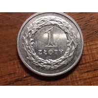Польша 1 злотый 2016