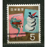 С Новым годом! Япония. 1963. Полная серия 1 марка