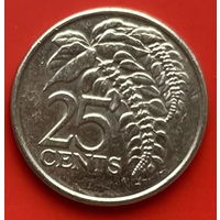 47-09 Тринидад и Тобаго 25 центов 2007 г.