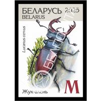 Беларусь 2025г 18-й стандартный выпуск. Жук-алень (самокл. )MNH