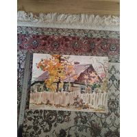 Картина СССР акварель.