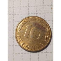 10 пфенниги ГДР  1996 A год