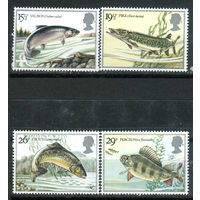 Великобритания - 1983г. - рыбки - 4 марки - полная серия, MNH [Mi 938-941]. #3-GB-Z-1-15