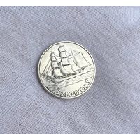5 злотых 1936 Кораблик! Красивый в блеске! С рубля!