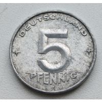 Германия. 5 пфеннигов 1952 года. А.