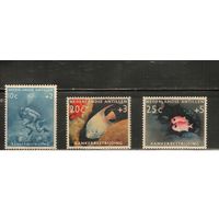 Антиллы(Нидерландские)-1960(Мих.110-112) , **    , Морская Фауна , Рыбы, Рыбалка(полная серия)