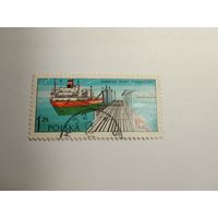 Марки  Порт в Гданьске  Польша   1 шт. -  0,50 руб.