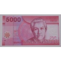 Чили 5000 песо 2021 года UNC