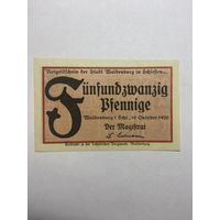 25 пфенингов (нотгельды) г. Германия.-1012