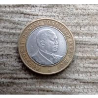 Werty71 Кения 10 шиллингов 1995 Биметалл