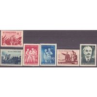 Болгария 1954 10-летие Сентябрьского восстания 1944 года М: 921-926 **(АПР