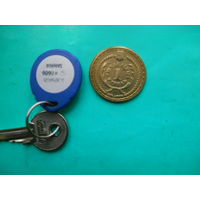 Сувенирная монета  Щасливы рубель. Мирский замок. Латунь