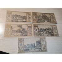 Нотгельды номиналом 50 пфениннгов , 1921 года, город Берлин, Германия.