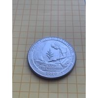 Сша 25 центов 2020 Р Марш-Биллингс-Рокфеллер