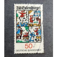 Марка Германия 1977 год Сказки