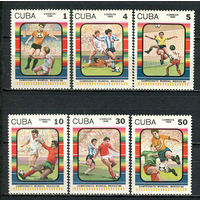 Куба - 1986 - Чемпионат мира по футболу - [Mi. 2979-2984] - полная серия - 6 марок. MNH.  (Лот 48JN)-T4P5