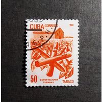 Марка Куба 1982 год Экспорт