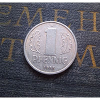 1 пфенниг 1985 (A) Германия ГДР #21