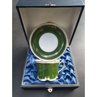 Чашка с блюдцем. Лимож - Гарднер 1954 год!