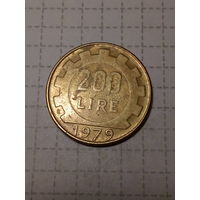 200 лир Италия 1979 год.