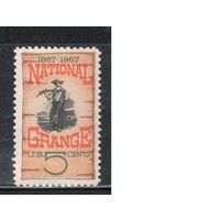 США-1967, (Мих.919),  **   , Фермеры (одиночка)