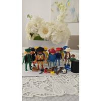 Винтажные игрушки Playmobil, 1974 год, 15 шт плюс аксессуары