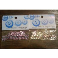 Пуговицы для рукоделия "Бабочки" (США)