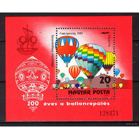 1983 Венгрия. 200 лет первому полёту на воздушном шаре  MNH