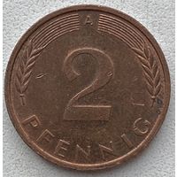 Германия 2 пфеннига 1991 г. A