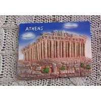 Красивый сувенирный магнит Афины (из Греции)