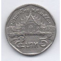 КОРОЛЕВСТВО ТАИЛАНД 5 БАТОВ 2008. Тип 7.50 г.